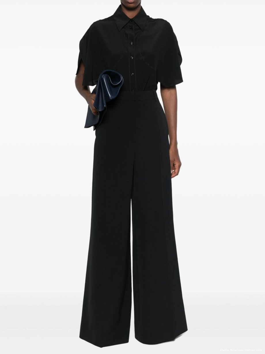 Cheap flared McCartney trousers Stella wool high-rise Women 0724